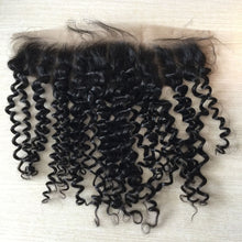 Load image into Gallery viewer, Frontal Lace Natural Straight / Body wave / Deep Curl | 100% Virgin Human Hair