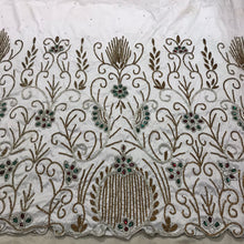 Load image into Gallery viewer, GOLDEN Rhinestone Applique Applique on Taffeta fabric - AP043