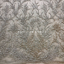 Load image into Gallery viewer, White with Gold & Silver Designer Crystal Stone Applique - AP068