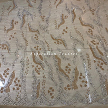 Load image into Gallery viewer, Gorgeous Champagne Gold Designer Crystal Stone Applique - AP083