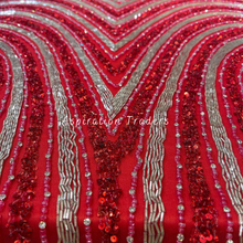 Load image into Gallery viewer, Sunshine Yellow Heavy Sequence with Handmade Classic work Designer Applique Set - AP092