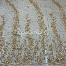 Load image into Gallery viewer, Vintage Grey Classic Sequin Bling Work Rhinestone Beaded Designer Applique Set - AP109