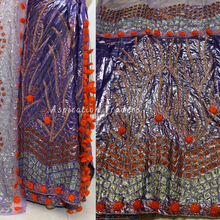 Load image into Gallery viewer, GREY Shimmer fabric Trending George wrapper set With side Fringes and Wine color Beaded Work - HBMG032