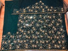 Load image into Gallery viewer, Nigerian wedding bridal wear Net Lace Designer George Wrapper Fabric with blouse - NLDG139