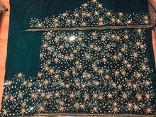 Load image into Gallery viewer, Nigerian wedding bridal wear Net Lace Designer George Wrapper Fabric with blouse - NLDG139