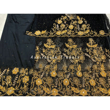 Load image into Gallery viewer, Gorgeous Nigerian Green New Wedding Net George Wrapper Set - NLDG199