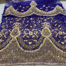 Load image into Gallery viewer, Refined Purple Heavily Multi Stone Beaded Gold Flower Work George Wrapper Set with Blouse - NLDG261