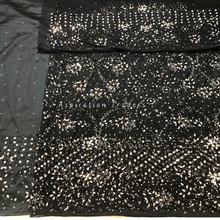 Load image into Gallery viewer, Graceful Green Heavy Crystal Stone Beaded George Wrapper Set - NLDG271