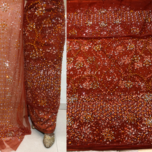 Load image into Gallery viewer, Graceful Green Heavy Crystal Stone Beaded George Wrapper Set - NLDG271