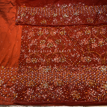 Load image into Gallery viewer, Graceful Green Heavy Crystal Stone Beaded George Wrapper Set - NLDG271