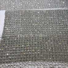 Load image into Gallery viewer, Enhancing Lilac Silver Stone Beaded Heavy Mirror work George Wrapper Set - NLDG275