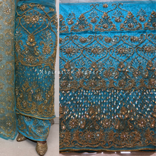 Load image into Gallery viewer, Radiant Maroon African George Wrapper with Blouse- NLDG191