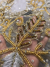 Load image into Gallery viewer, Beautiful Trending Hand Made Crystal Stone Beaded Applique - AP001