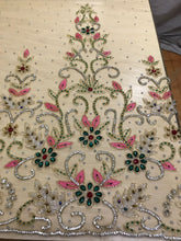 Load image into Gallery viewer, Swarovski Beads Wedding Applique Diamond Bridal sash Applique - AP004