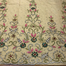 Load image into Gallery viewer, Swarovski Beads Wedding Applique Diamond Bridal sash Applique - AP004