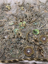 Load image into Gallery viewer, NEW Supperior Quality Stone Sequience Beads beaded NET Lace Applique Design - AP026