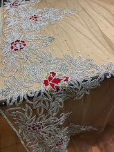 Load image into Gallery viewer, Beautiful All Silver Crystal Stone Solid Beads Heavily Beaded Border Applique - AP033