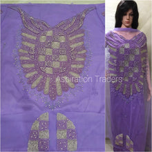 Load image into Gallery viewer, Beautifully pearl Heavily beaded Net Lace Beaded Blouse - BB050