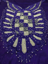 Load image into Gallery viewer, Beautifully pearl Heavily beaded Net Lace Beaded Blouse - BB050