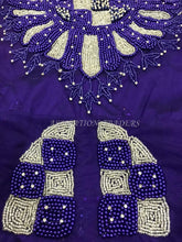 Load image into Gallery viewer, Beautifully pearl Heavily beaded Net Lace Beaded Blouse - BB050