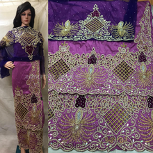 Load image into Gallery viewer, Beautiful Trending African George Wrapper with sequins George set - HB160