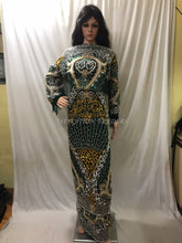 Load image into Gallery viewer, High-Quality Heavy Beaded Designer African/ UGO Wedding VIP George wrapper - HB168