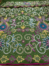 Load image into Gallery viewer, Beautiful New First Lady Heavy beaded VIP George Wrapper set - HB173