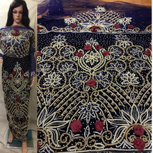 Load image into Gallery viewer, New Latest Heavy Beaded VIP designer George Wrapper set - HB179