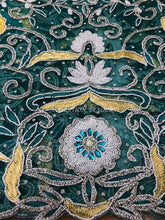 Load image into Gallery viewer, New arrival Superior Quality VIP TEAL GREE Nigerian Traditional wedding George Wrapper SET - NLDG063