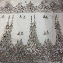 Load image into Gallery viewer, NEW Supperior Quality Crystal Glass stone beaded NET George wrapper set - NLDG065