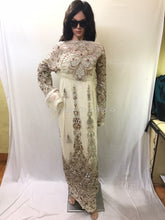 Load image into Gallery viewer, NEW Supperior Quality Crystal Glass stone beaded NET George wrapper set - NLDG065