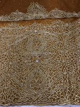 Load image into Gallery viewer, Nigerian Wedding Wear Designer African george wrapper set - NLDG112