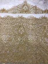 Load image into Gallery viewer, Nigerian Wedding Wear Designer African george wrapper set - NLDG112