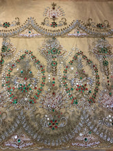 Load image into Gallery viewer, Latest African Trending Net Fabric Designer George Wrapper Set - NLDG117