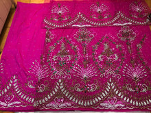 Load image into Gallery viewer, Latest African Trending Net Fabric Designer George Wrapper Set - NLDG117