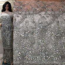 Load image into Gallery viewer, WHITE African Wedding Wear Net Lace VIP George Wrapper- NLVG028