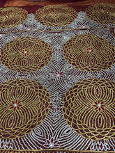 Load image into Gallery viewer, New Trending 2021 Heavy beaded VIP African Net Lace George wrapper set - NLVG095