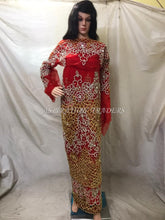 Load image into Gallery viewer, Latest Trending All Crystal stone work Net Lace George wrapper set for Africans - NLVG097