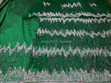 Load image into Gallery viewer, Latest Fringes Design Net Lace Designer George Wrapper with blouse - NLVG101