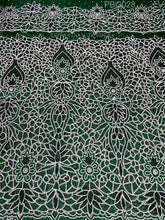 Load image into Gallery viewer, Red Color Pearl Heavy Beaded George With Fancy Cutwork For African Wedding- PBG028