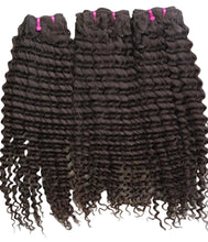 Load image into Gallery viewer, Curly Hair Extension - 3 Bundles + 1 Closure
