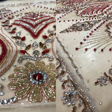 Load image into Gallery viewer, Gorgeous and unique look with the Designer Crystal Stone Gold Applique - AP050
