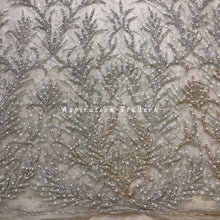 Load image into Gallery viewer, White with Gold &amp; Silver Designer Crystal Stone Applique - AP068
