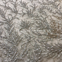 Load image into Gallery viewer, White with Gold &amp; Silver Designer Crystal Stone Applique - AP068
