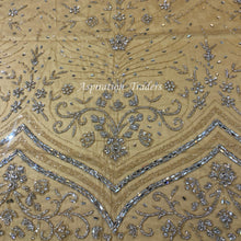 Load image into Gallery viewer, Splashy Champagne Gold crystal Stone work Applique Designer set AP076
