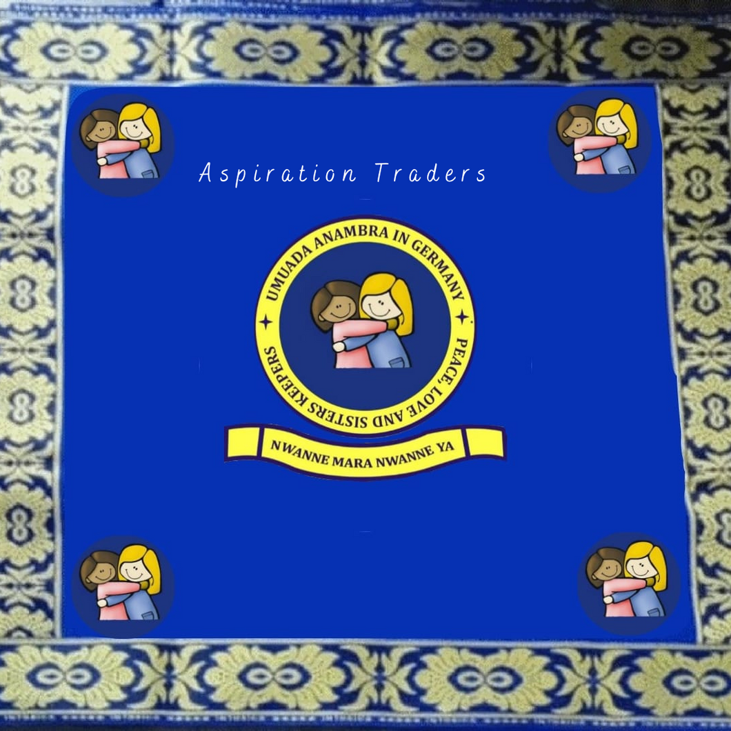 Royal Blue Cultural Logo Intorica with Digital Print Machinery Logo work  - 1029