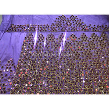 Load image into Gallery viewer, Dreamy Lilac Heavy Beaded Designer African George wrapper set - NLDG161
