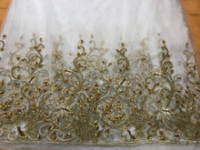 Load image into Gallery viewer, Rhinestone Crystal stone Beaded Applique for Bride dress - AP003

