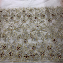 Load image into Gallery viewer, Heavy Hande Beaded Crystal Stone Applique Design - AP031

