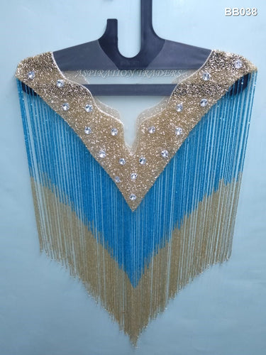 Net Lace Beaded Blouse - BB038 - Aspiration Traders
